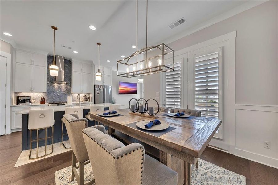Furnished interior view inside a new home in , Woodstock (Image 14).