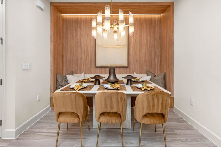 Representative furnished interior of a home built from the Areca by GL Homes in Valencia Parc at Riverland, Port St. Lucie (Image 9).