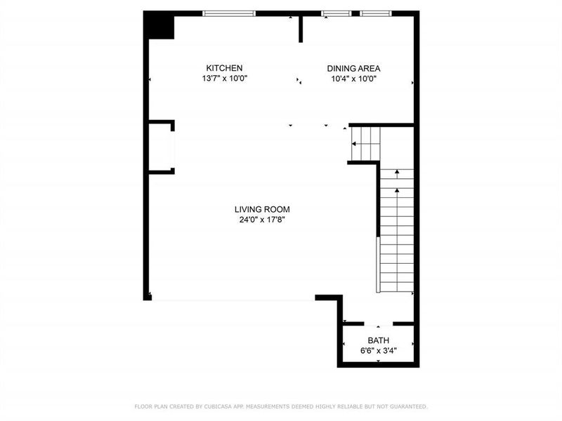 Second floor digital floor plan