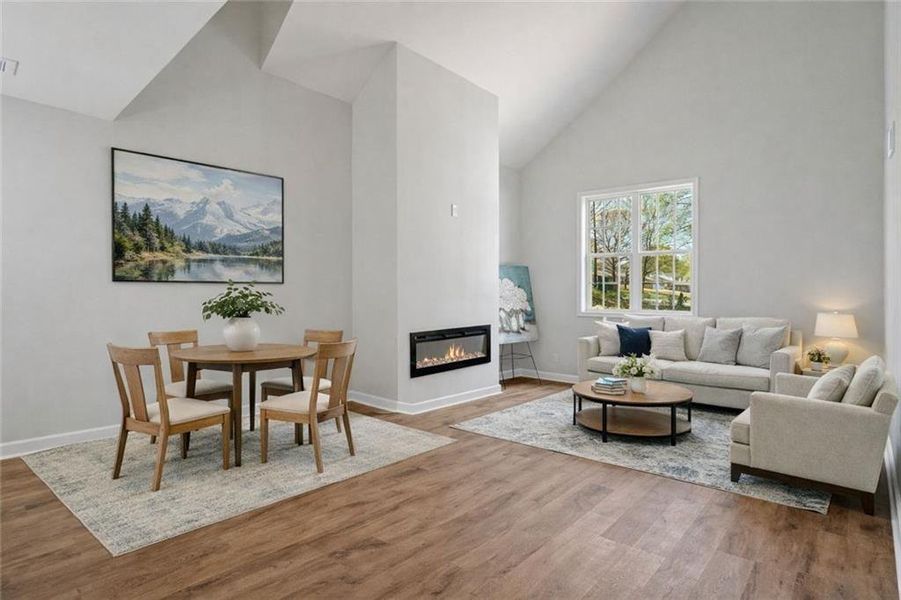 Furnished interior view inside a new home in , Grayson (Image 17).