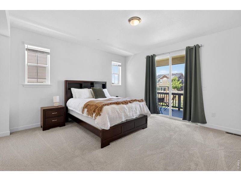 Furnished interior view inside a new home in Sunset Village, Erie (Image 6).