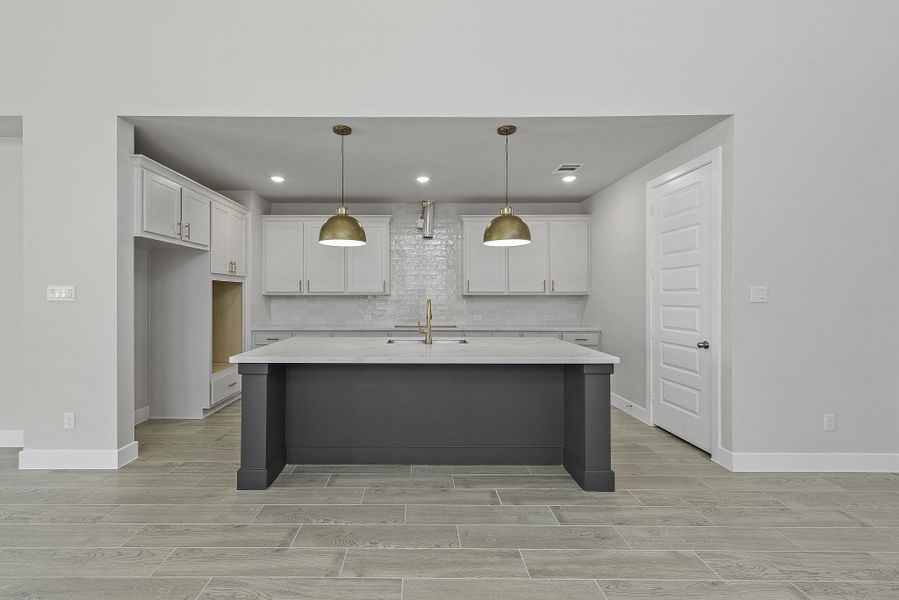 Furnished interior view inside a new home in The Trails, New Caney (Image 9).