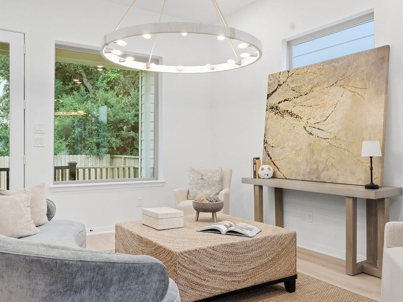 Furnished interior view inside a new home in , Houston (Image 7).
