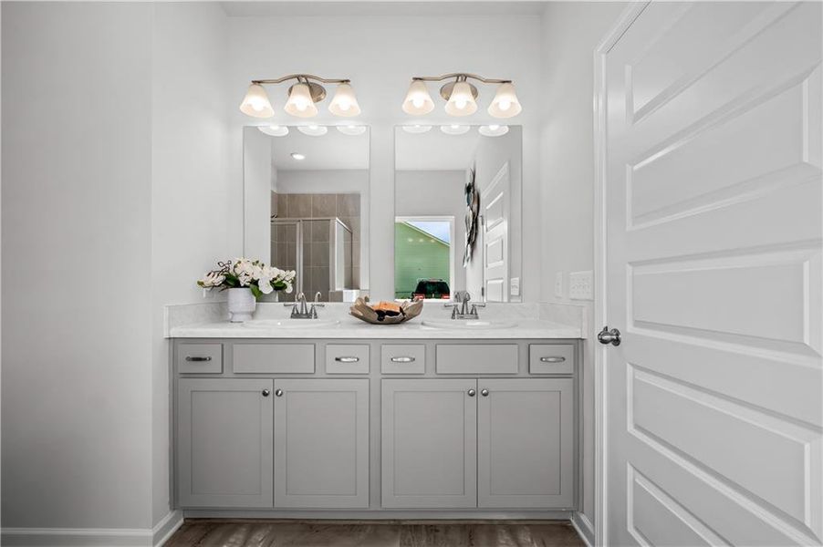 Furnished interior view inside a new home in Capstone Estates, Apison (Image 22).