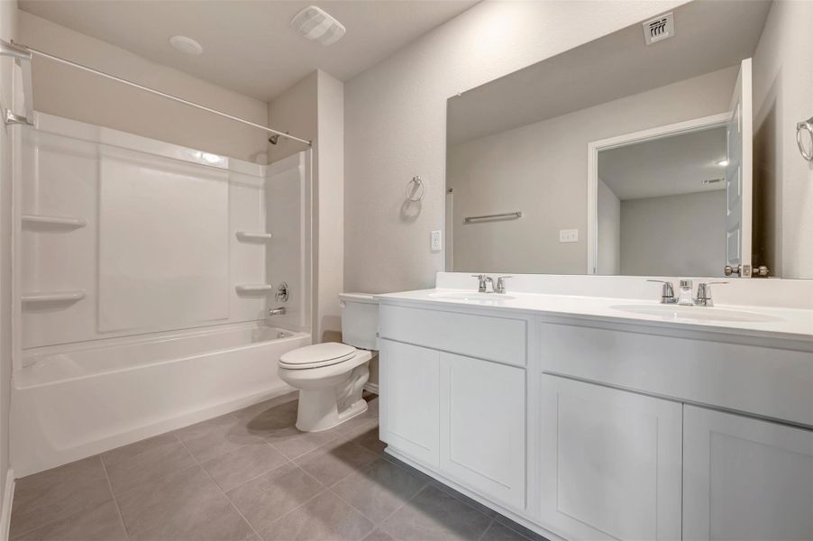 Furnished interior view inside a new home in Carillon, Manor (Image 4).