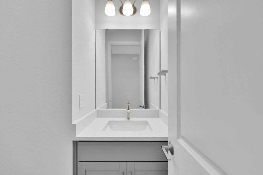 Representative furnished interior of a home built from the The Clermont by Providence Homes (Florida) in Seabrook Village at Seabrook, Nocatee (Image 16).