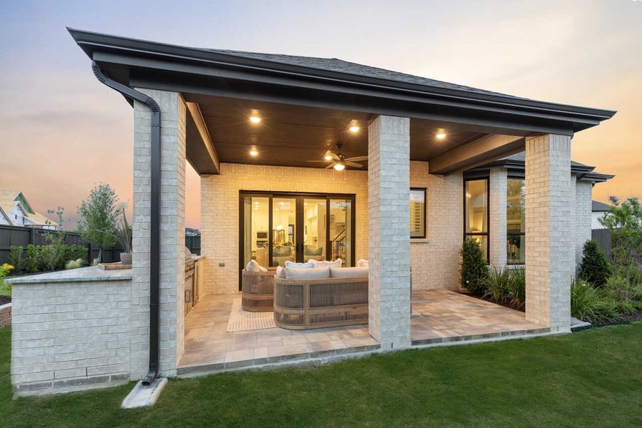 Representative Patio - some options shown