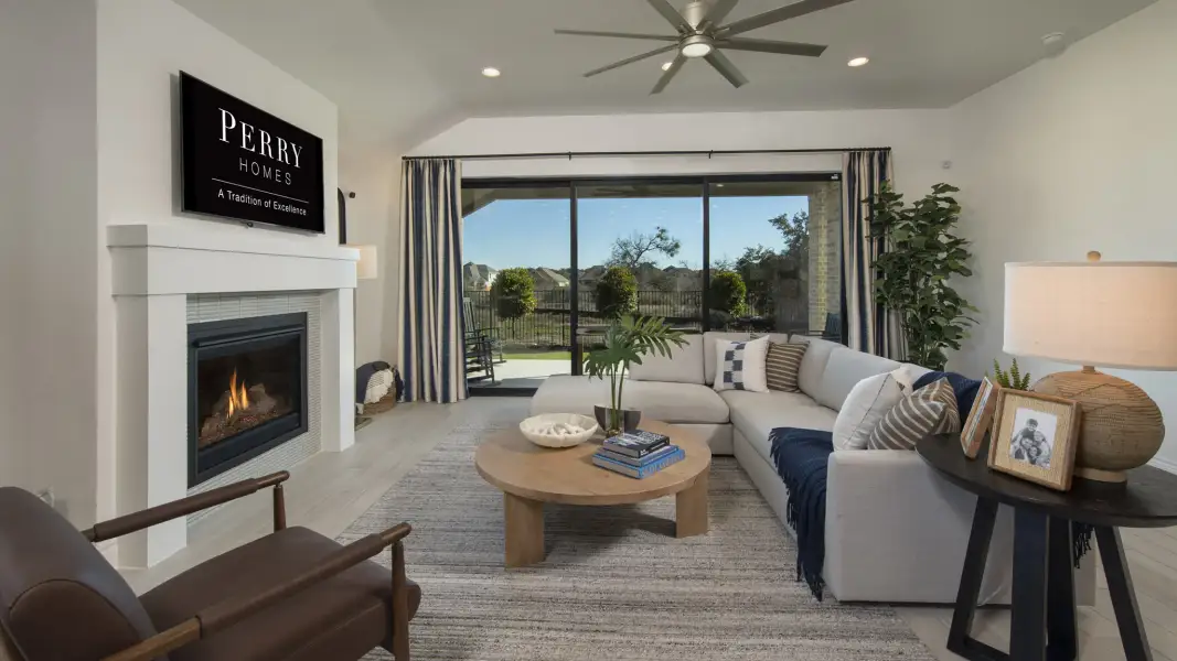 Furnished interior view inside a new home in Mayfair, New Braunfels (Image 11). Furnished interior view inside a new home in Mayfair, New Braunfels (Image 11).