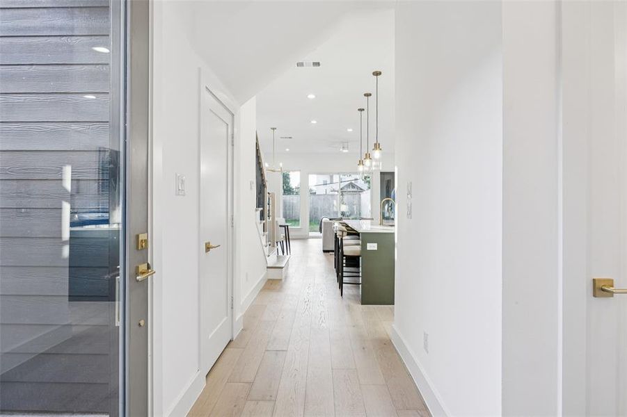 Furnished interior view inside a new home in , Dallas (Image 5).