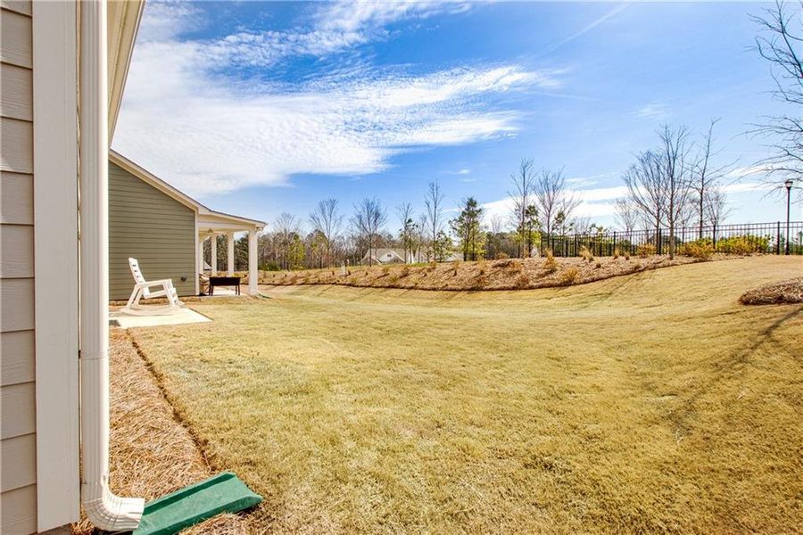 Exterior details and patio area of a home in , Newnan (Image 4).