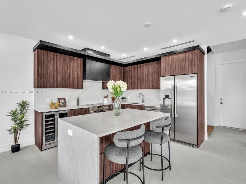 Furnished interior view inside a new home in , Dania Beach (Image 52).