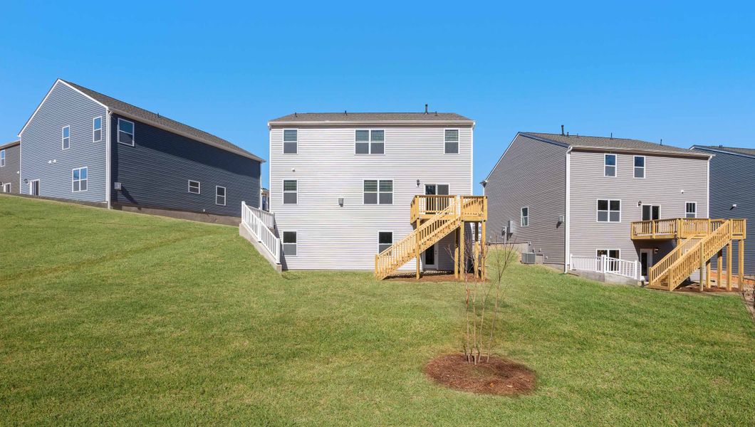 Exterior details and patio area of a home in Spring Ridge, Anderson (Image 3).