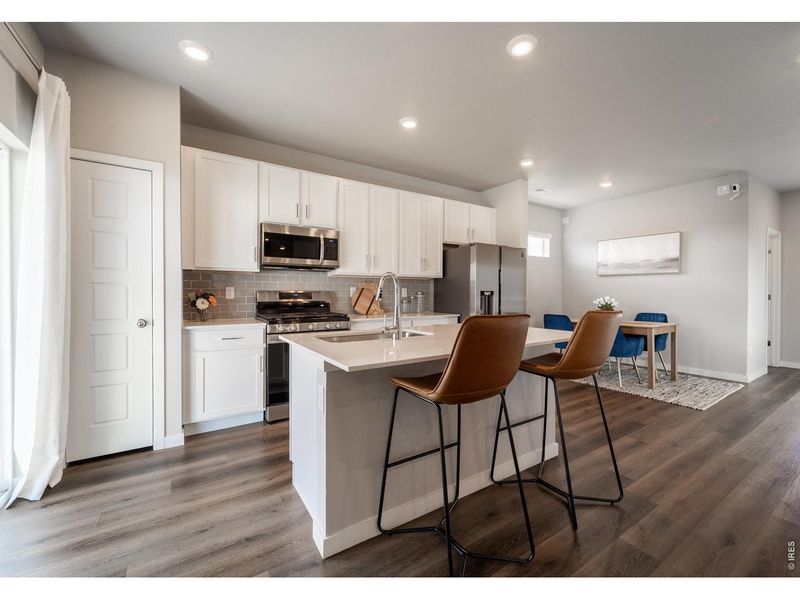 Furnished interior view inside a new home in Liberty Draw, Evans (Image 4).