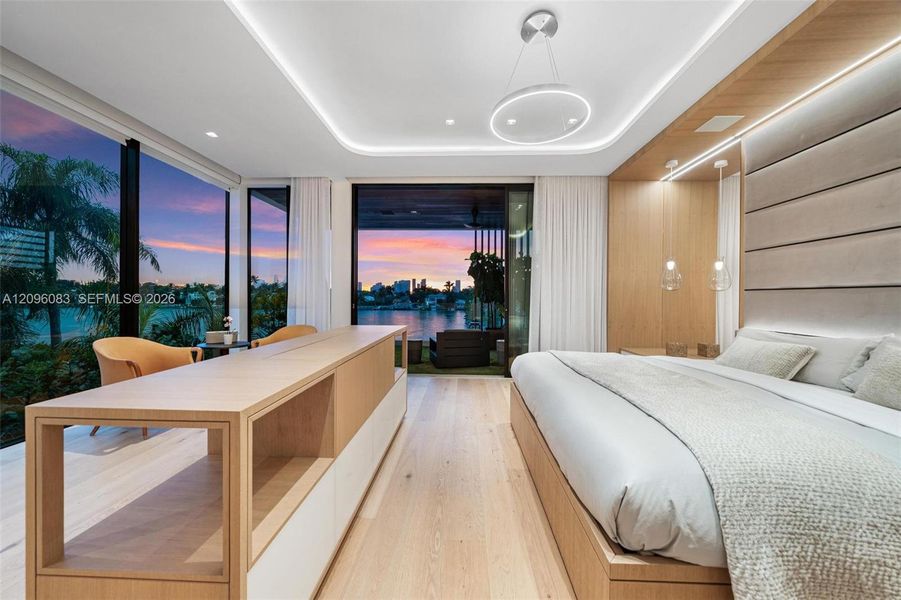 Furnished interior view inside a new home in , Miami Beach (Image 4).