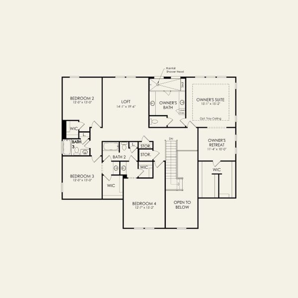2D floor plan layout for the Barrington by John Wieland in Blume Estates, Harrisburg, NC (Image 5). 2D floor plan layout for the Barrington by John Wieland in Blume Estates, Harrisburg, NC (Image 5).