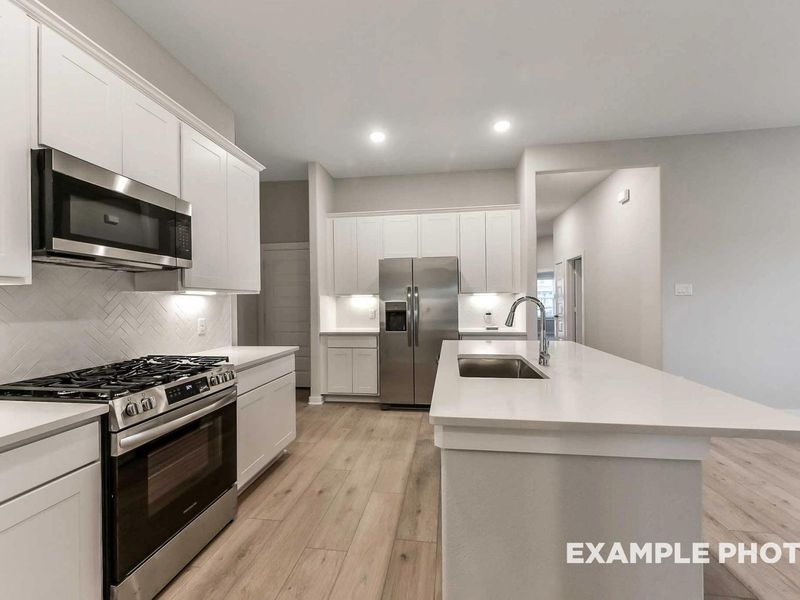 Furnished interior view inside a new home in Enclave at Newport, Crosby (Image 6).