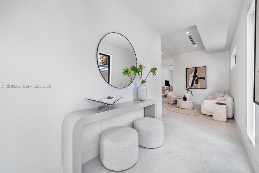 Furnished interior view inside a new home in , Miami (Image 12).