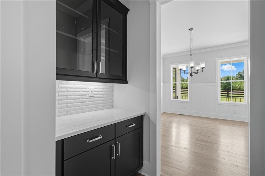 Furnished interior view inside a new home in , Canton (Image 18).