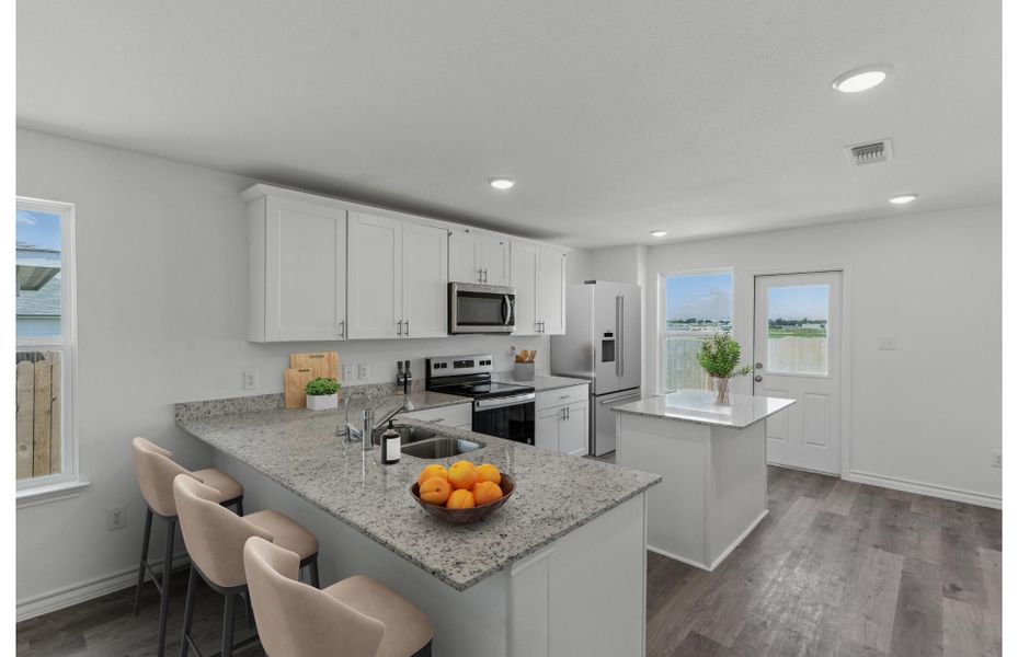 Representative furnished interior of a home built from the Afton by Centex in Davis Ranch, San Antonio (Image 8).