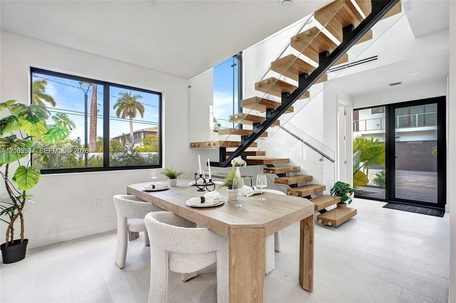 Furnished interior view inside a new home in , Dania Beach (Image 6).