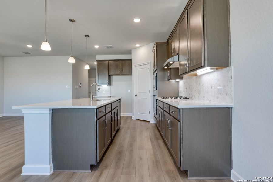 Furnished interior view inside a new home in Enclave at Hennersby Hollow 50's, San Antonio (Image 6). Furnished interior view inside a new home in Enclave at Hennersby Hollow 50's, San Antonio (Image 6).