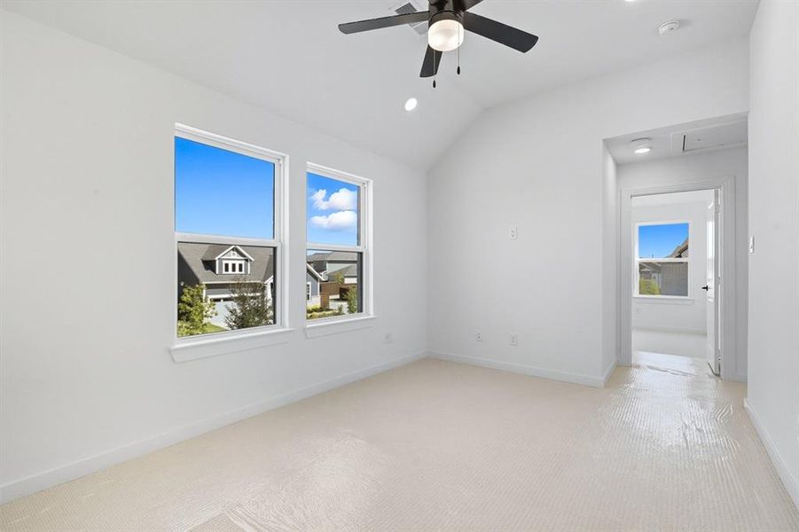 Spacious, unfurnished interior of a new home in Walsh: Townhomes - The Patios, Aledo (Image 23). Spacious, unfurnished interior of a new home in Walsh: Townhomes - The Patios, Aledo (Image 23).
