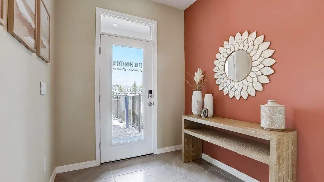 Furnished interior view inside a new home in Angeline Townhomes, Land O' Lakes (Image 4). Furnished interior view inside a new home in Angeline Townhomes, Land O' Lakes (Image 4).