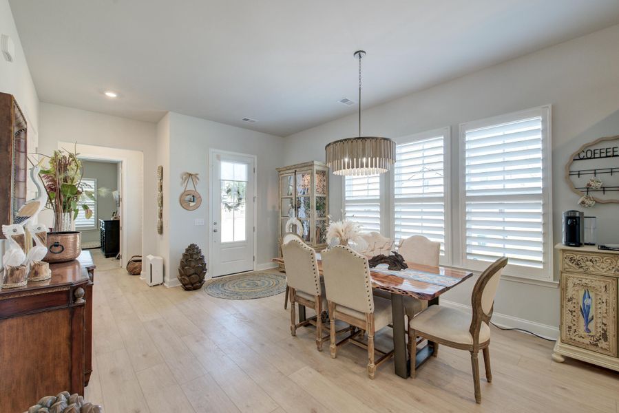 Furnished interior view inside a new home in Heron's Walk at Summers Corner, Summerville (Image 7).