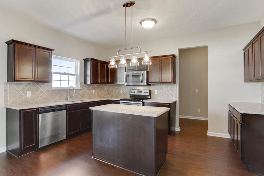 Representative furnished interior of a home built from the The Richland by RTS Homes in Tibet Road at Sassafras, Allenhurst (Image 5).
