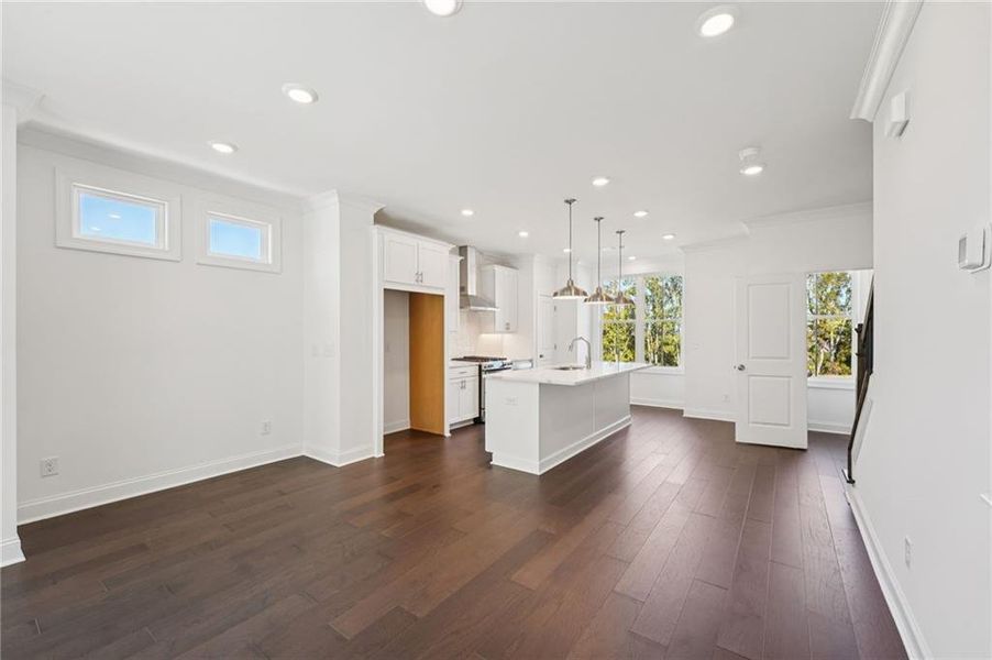 Spacious, unfurnished interior of a new home in Palisades Townhomes, Cumming (Image 33).