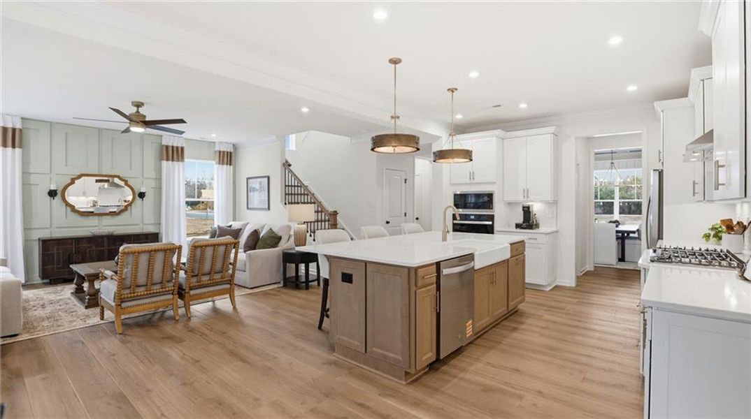 Furnished interior view inside a new home in , Dawsonville (Image 36).