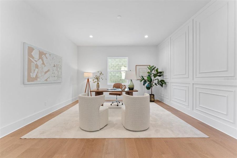 Furnished interior view inside a new home in , Tampa (Image 43).