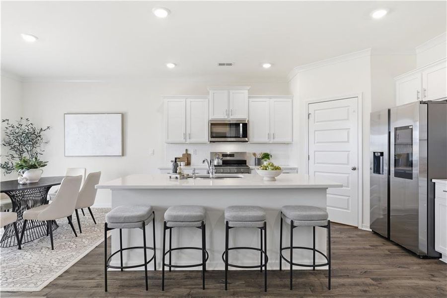 Furnished interior view inside a new home in Independence, Loganville (Image 16).