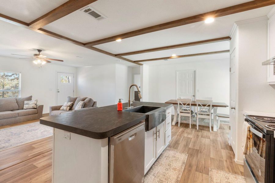Furnished interior view inside a new home in , Somerville (Image 16).