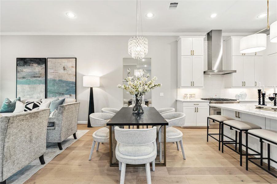 Furnished interior view inside a new home in , Houston (Image 3).