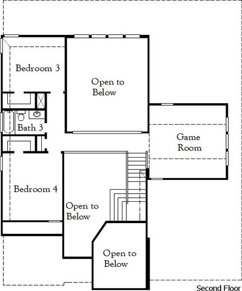 2D floor plan layout of this home in Parkside on the River, Georgetown, TX (Image 4). 2D floor plan layout of this home in Parkside on the River, Georgetown, TX (Image 4).