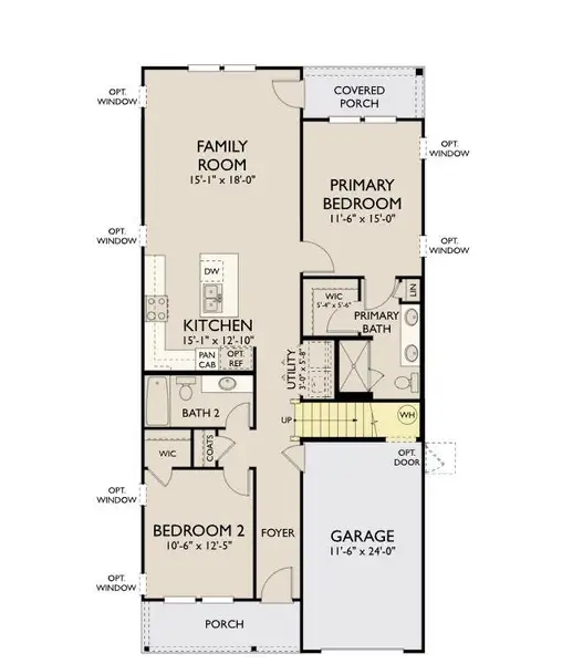 2D floor plan layout of this home in , Ravenel, SC (Image 3).