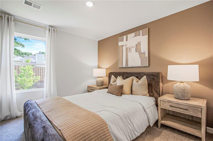 Furnished interior view inside a new home in Harvest Park, Decatur (Image 21).