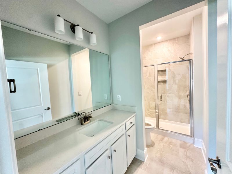 Furnished interior view inside a new home in Del Webb Wilmington at Mallory Creek, Leland (Image 8).