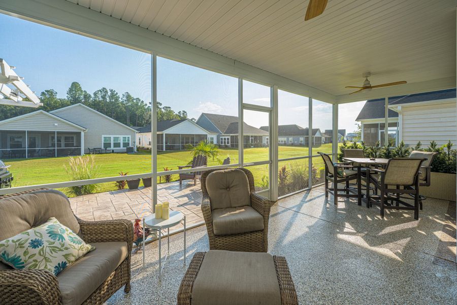 Exterior details and patio area of a home in , Summerville (Image 25).