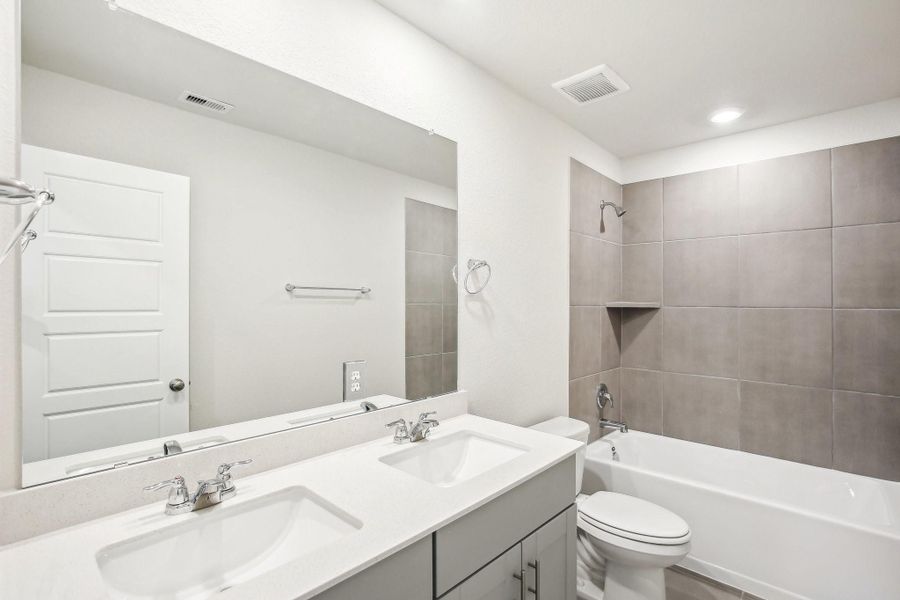 Photo is not of the actual home but is an inspirational photo of builder’s model home and may depict options, furnishings, and/or decorator features that are not included.