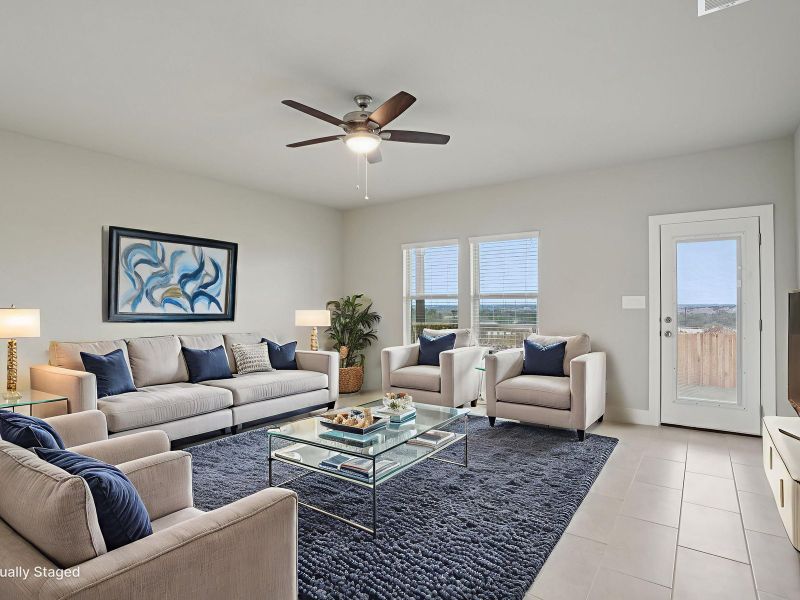 Furnished interior view inside a new home in Lark Canyon, New Braunfels (Image 7).