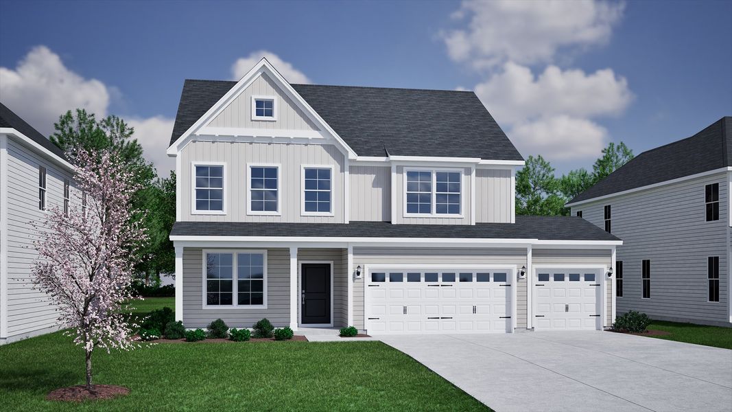 Representative exterior photo of a completed home built from the Mulberry - Vanguard Collection by Mungo Homes in Hanes Lake, Winston-Salem, NC (Image 19). Representative exterior photo of a completed home built from the Mulberry - Vanguard Collection by Mungo Homes in Hanes Lake, Winston-Salem, NC (Image 19).