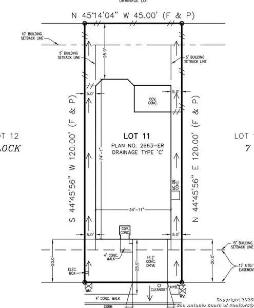 2D floor plan layout of this home in Sunflower Ridge, New Braunfels, TX (Image 25).