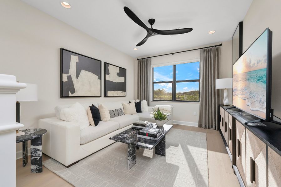 Representative furnished interior of a home built from the Catalina by GL Homes in Valencia Harbor (55+), Fort Myers (Image 10).
