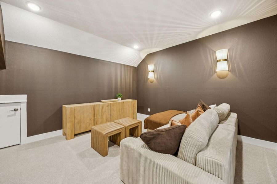 Furnished interior view inside a new home in Ryehill, Sugar Land (Image 37).