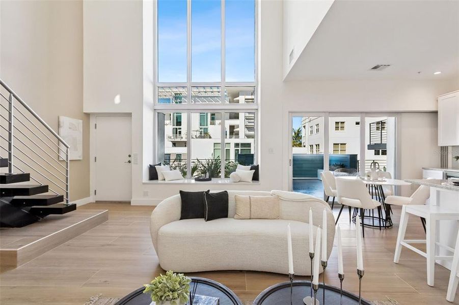 Furnished interior view inside a new home in , Sarasota (Image 61).