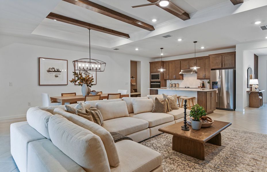 Furnished interior view inside a new home in Caldera, Spring Hill (Image 18).