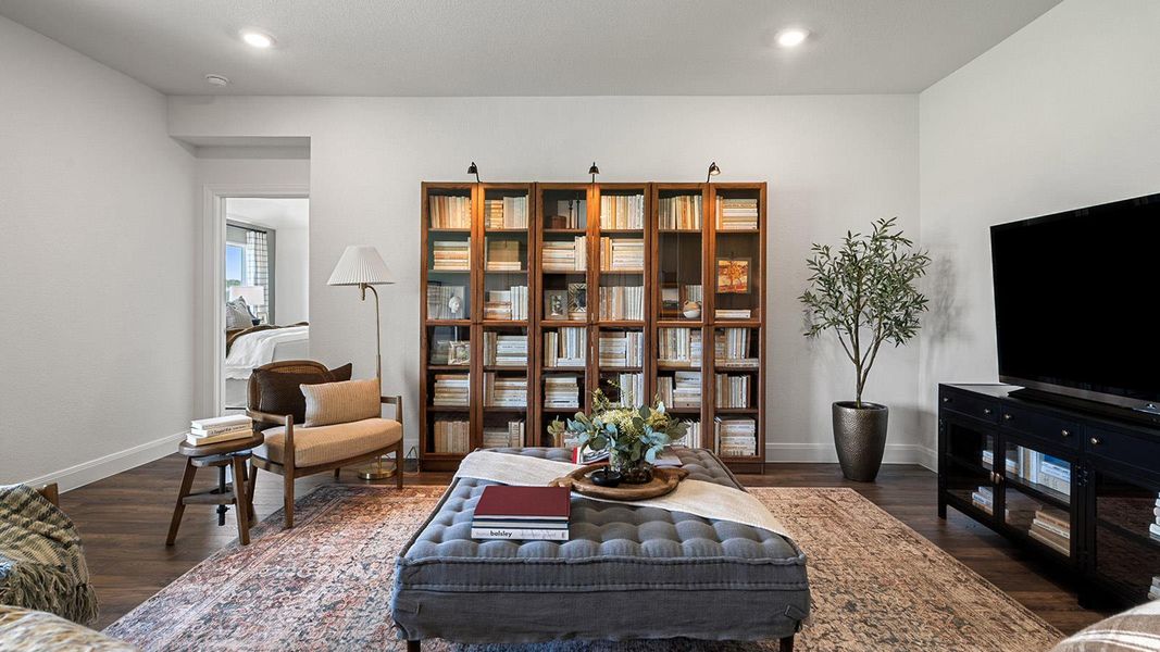 Furnished interior view inside a new home in Railhead, Cedar Creek (Image 7).