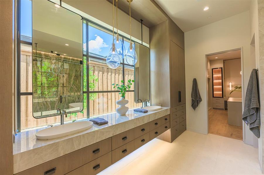 Furnished interior view inside a new home in , Southlake (Image 26).